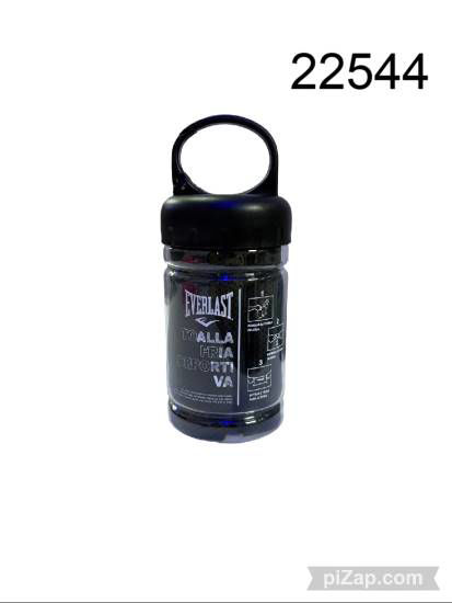 Imagen de TOALLA DEPORTIVA EN FRASCO C/ENGANCHE 50X50 EVERLAST 1.26